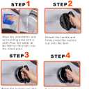 3 Pack Metal Dent Puller,Car Dent Puller,Aluminum Suction Cup Dent Puller,Car Dent Repair Kit,Dent Remover Tool for Car Dents,Glass,Screen,Tiles & Objects Moving1pcs Large + 2pcs Small Suction Cups