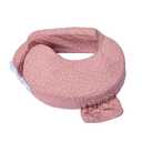 My Brest Friend Original Nursing Pillow Enhanced Ergonomics Essential Breastfeeding Pillow Support for Mom & Baby W/Convenient Side Pocket, Double Straps & Slipcover, Dusty Rose Geo