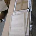 4 Flip Drawers Shoe Cabinet Storage for Entryway, Narrow Hidden Wood Shoes Organizer Cabinet Front Door Entrance Thin Free Standing Front Door Shoe Rack Storage for Entryway(Oak&Black) (Large)