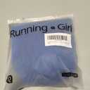 RUNNING GIRL Sports Bra for Women, Molded Cup High Impact Sports Bras for Women with Sewn in Pads (Blue, M)
