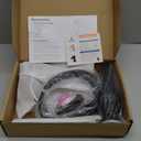 Qomolangma Waterfall Bathroom Faucet, Brushed Nickel Modern Single Handle Bathroom Faucets for 1 or 3 Hole Bathroom Sink Faucet Mixer Tap Washbasin Faucet with Deck, Pop-up Drain and Supply Hoses