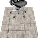 Office Chair Mat for Hardwood Floor&Tile Floor,36"X 48" Heavy Duty Desk Chair Mat for Hard Floors,Under Desk Rug for Rolling Computer Chair,Anti Slip,Low Pile Carpet Floor-Khaki