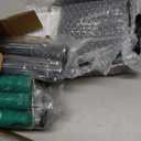 Pooper Scooper, Long Handle Dog Pooper Scooper, Heavy Duty Stainless Steel Rake with Tray & Spade Set for Pet Waste Removal, for Grass, Dirt or Gravel (Red)