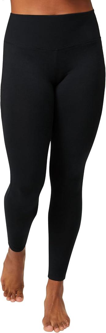 Hanes EcoSmart High-Waisted Shaping Leggings (X-Large, Black)