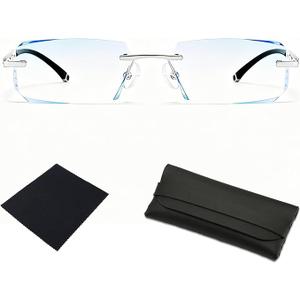 2026 New Clarity Blue Glasses, Clarity Multifunctional Smart Blue Glasses, Automatic Adjustment Eye Reading Glass for Men/Women with Case and Glasses Cloth