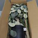 Artificial Eucalyptus Tree,5Ft Tall Fake Potted Tree Silk Faux Eucalyptus Tree with Plastic Nursery Pot, Artificial Plants for Home Office Indoor Decor