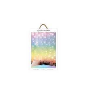 West & Arrow Curtain Lights, 96 LEDs 3.5' × 5' Sunset Curtain Fairy Lights USB, Hanging Lights for Bedroom, Backdrop, Room Decor, Wall, Window, Party, Tapestry, Multicolor
