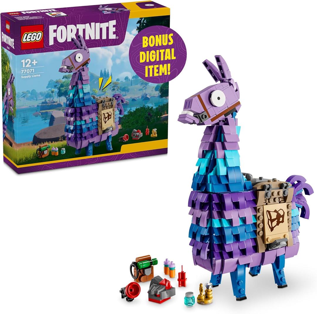 LEGO Fortnite Supply Llama Building Set - Kids Toy for Gamers, Ages 12+ - Display Model, Collectible Fortnite Toy - Gift for Boys & Girls - 77071 LEGO Fortnite Supply Llama Building Set - Kids Toy for Gamers, Ages 12+ - Display Model, Collectible Fortnite Toy - Gift for Boys & Girls - 77071