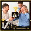 2 x Fathers Day Money Box for Cash Pull, Surprise Money Holer with 50Pcs Transparent Bags, A Funny Way to Give Cash as Grandpa Dad Gifts from Daughter Son Wife