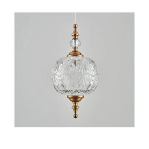 TLOLGT Antique Adjustable Pendant Light Fixtures Delicate Decorative Pattern Glass Ceiling Pendant Lighting for Kitchen Island Dining Room with Original Vintage Design
