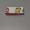 zeroUV Tropical Palm Leaf Shape Cut-Out Rimless Color Tinted Leaves Sunglasses (Gold / Red)