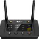 1Mii B03Pro Bluetooth 5.3 Transmitter Receiver for Home Stereo TV, HiFi Wireless Audio Adapter with Audiophile DAC & AptX HD/Low Latency, Long Range, Optical RCA AUX 3.5mm Outputs/Inputs (Black1)