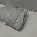 Queen Bed Skirt, Pleated Waffle Weave Bed Skirt with Split Corners, Tailored Dust Ruffle 14 Inch Drop Easy Fit, Machine Washable (Grey, Queen - 14" Drop)