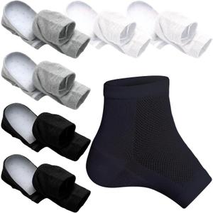 3 Pairs Height Max Socks Invisible Shoe Heel Pad Shoe Lifts for Adult Reusable Height Increase Socks Half Raised Insole for Men Women Universal Heighten, 3.5 cm