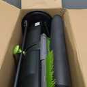 Earthwise LSW70021 21-Inch Width Leaf & Grass Push Lawn Sweeper, Black