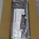 RICHER HOUSE Dual-Level Guardrail Floating Shelves, Rustic Wood Bathroom Shelf Wall Mounted, Over Toilet Paper Storage Shelves for Wall Decor, Bathroom Organizers - Black (2 in 1)