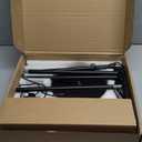 Floor Lamp with Remote Control,Bright Floor Lamps for Living Room/Bedroom/Office, Stepless Adjustable 3000K-6000K Colors and 10-100% Brightness,Standing Light with Foot Switch (Black)