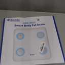 Alcedo Smart Body Fat Scale, Digital Scale with BMI, Fat Percentage, Muscle Mass, Color-Changing with Weight Variation, 400 lb, Bluetooth