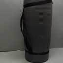 Amazon Basics Extra Thick Exercise Yoga Mat with Carrying Strap (Black)