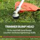 Universal Weed Eater Head, Speed Feed Trimmer Head String Trimmer Head Weed Wacker Head Replacement for Echo, Ego, Dewalt, Stihl, Husqvarna Trimmer Weed Eater, with 14FT/0.095 Trimmer Line