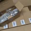 Probrico Round Passage Door Knobs Handles for Hall/Closet Brushed Nickel Interior Keyless Door Knobs, 6 Pack