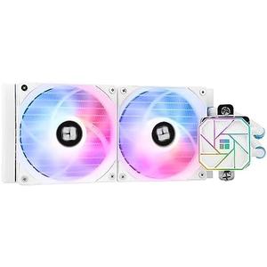 Thermalright Aqua Elite 240 White V3 Water Cooling CPU Cooler, Double PWM ARGB Fans with S-FDB Bearings,Efficient PWM Controlled Pump,for AMD/AM4/AM5, Intel LGA1150/1151/1200/2011/1700