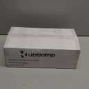 Rubtlamp 200Pcs Clear Gold Dessert Plates With Plastic Gold Forks, 100pcs 7.5inch Plates For Appetizers,100pcs 7.8inch Premium Forks Disposable, Cake Platos Disposable for Wedding