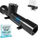 Pool Ionizer for Above Ground Pool, 4ch4002-R Power Ionizer Replacement Chamber, Swimming Pool Cleaner for Hybrid Pool Treatment System, for In-Ground Pools, Hot Tub/Spa
