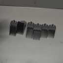 Clipper Guards for Wahl 10 12 14 16 18 20 Hair Clipper Guards 6pcs Extra Long Clipper Guard Attachments 2.5 Inch Clipper Guides Multiple Sizes Universal 2.5", 2.25", 2", 1.75", 1.5", 1.25" (Gray)