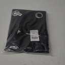 NICETOWN Halloween Pitch Black Solid Thermal Insulated Grommet Blackout Curtains/Drapes for Bedroom Window (2 Panels, 42 inches Wide by 63 inches Long, Black)