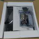 Evermagin 6 Tier Tree Bookshelf with Lights, LED Book Tree Bookcase with Storage Organizer, Small Corner Bookshelf Floor Standing Book Shelf for Living Room, Bedroom & Home Office, Black