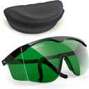 IPL Glasses Eye Protection 200-2000nm OD4+, Laser Safety Googles Anti Fog UV400 Absorption Filtering 2.5mm Thickened Lens, for Tanning Hair Removal