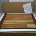 Noodle Board Stove Cover with Handles for Electric, Gas Stove Top (Acacia Wood)