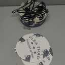 2 Pack Flea Traps for Inside Your Home, Indoor Flea Light, 8 Sticky Pads & 4 Light Bulb, Odorless Natural Insect Infestation Treatment Trap for Kid Pet (White Grey)