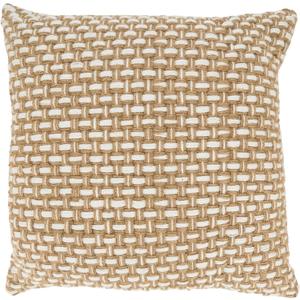 SARO LIFESTYLE Jute Blend Al Fresco Throw Pillow Cover