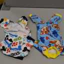 2PCS Dog Pajamas for Small Sized Doggie Pjs Clothes Puppy Onesies Outfits Pet Jammies Boy Girl Male Female Apparel Lightweight Stretch Paw Bone Print S