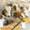 Mouse Trap Bucket - Mouse Traps Indoor for Home - Multi-Catch, Auto-Reset, Humane or Lethal Rat Trap - ABS Material - 5 Gallon Bucket Compatible-4pack