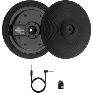 Cymbals 9-inch 2-Zone Electronic Drum Cymbal Pad | Full Rubber Surface for Realistic Swing | Compatible with Roland CY Series