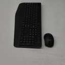 Wireless Keyboard and Mouse Combo - Full-Sized Ergonomic Keyboard with Wrist Rest, Phone Holder, Sleep Mode, Silent 2.4GHz Cordless Keyboard Mouse Combo for Computer, Laptop, PC, Mac, Windows -Trueque (1 PACK, Black)