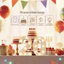 LED Marquee Light Up Numbers Sign - Lighted Birthday Numbers Sign for 40th Birthday Party Decoration, Bar Wall, Home, Table Room, Wedding and Christmas Decorations, Number 40
