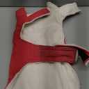 Malier Dog Winter Coat, Windproof Dog Cold Weather Coats with Real Pocket, Winter Extra Warm Pet Coat Fleece Jacket Reflective Clothes for Small Medium Large Dogs and Puppy (Red, Medium)