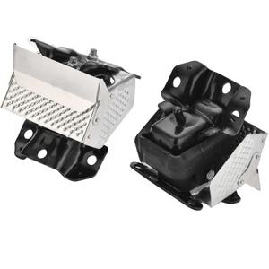 2PCS Engine Motor Mount Kit with Heat Shield Right Left Engine Trans Mount Compatible with GMC Sierra Yukon / Chevrolet Tahoe Silverado Suburban / Cadillac Escalade 2007-2014 Replace 15854941 A5365HY