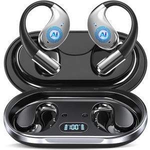 AI Language Translation Earbuds Real Time, Audifonos Traductores Ingls Espaol, Translator for 144 Languages & Accents, 3-in-1 Translating Headphones with Charging Case, For iOS/Android (Matte Black)