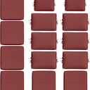 14 Pcs Outdoor Cushion Slipcovers All-Weather Patio Cushion Covers, Replacement Waterproof with Zipper for Patio Furniture, Sectional Couch 3 Sizes, Covers Only (Burgundy)