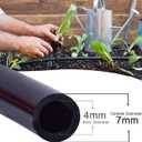 MIXC 100ft 1/4 inch Blank Distribution Tubing Drip Irrigation Hose Garden Watering Tube Line