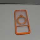 TORRAS Q3 Spin for iPhone 17 Pro Max Case with 360 Magnetic Stand, Wireless Charging Compatible, Hard PC Case for 17 Pro Max Phone Case with Stand, Translucent Cosmic Orange