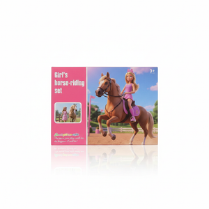 sweet girl New styles girls horse riding set toy