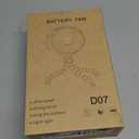 AMACOOL Battery Operated Stroller Fan, Baby Travel Essentials for Beach Disney, Newborn Boy & Girl Showers Gifts Registry Search, Rechargeable Clip On Fan for Car Seat Wagon Crib Bike Treadmill