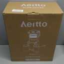 Aeitto Juicer Machines, 5.3" Extra Large Feed Chute Cold Press Juicer, Fit Whole Vegetables & Fruits, Easy to Clean, High Juice Yield,Slow Masticating Juice Extractor,Self Feeding (Slate Grey)