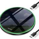 20W Fast Wireless Charger Pad with USB-C for Samsung Galaxy S25/S24/S23/S22/Note 20/Buds/Buds +,Pixel 8/7,Wireless Phone Charge Station Compatible with iPhone 17/16/15/14/13/SE/X/AirPods etc (Mirror)